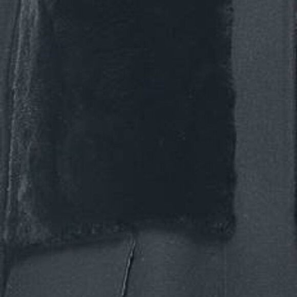 Vince Black Wool Rabbit Fur Paneled Coat XS Classic Contemporary ASO Kardashian - Picture 7 of 13